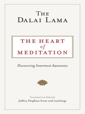 cover image of The Heart of Meditation